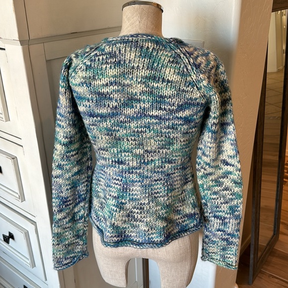 NWT Anthropologie Sleeping on Snow XS marled double breasted cardigan sweater - Picture 5 of 8